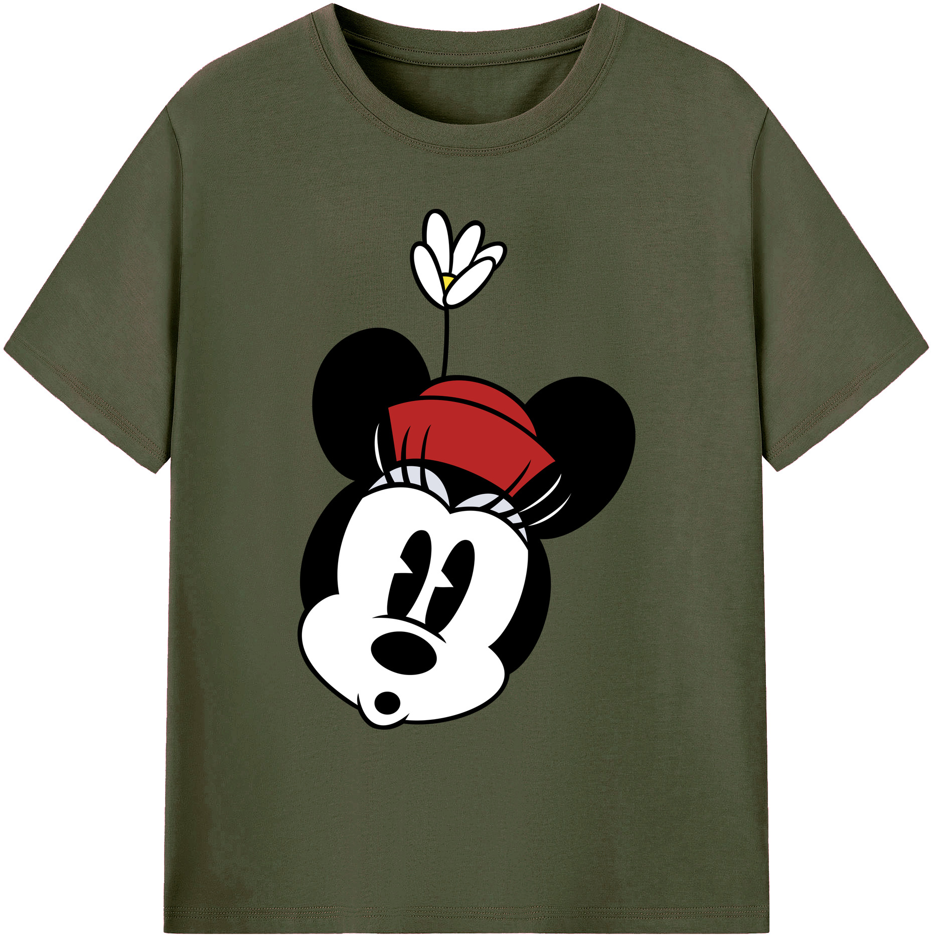 ミッキーマウス Mickey Mouse 綿100％ メンズ半袖Tシャツ｜肌触りやわらか＆通気性